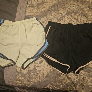 2 pairs of small athletic shorts